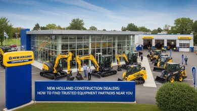 New Holland Construction dealers offering heavy equipment, excavators, and construction machinery with professional support